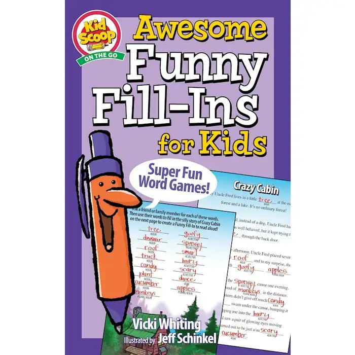 Wellspring - Activity Book - Awesome Funny Fill-Ins for Kids