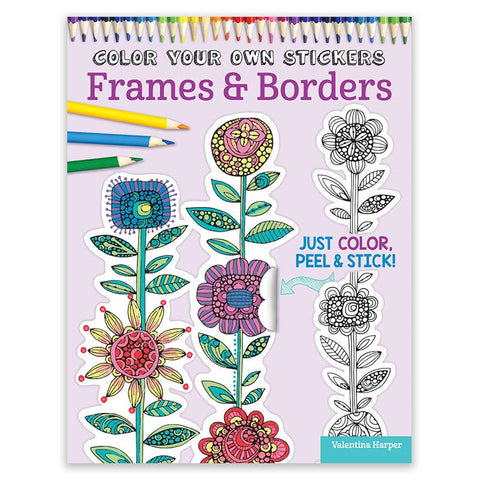 Wellspring - Coloring Stickers - Frames & Borders