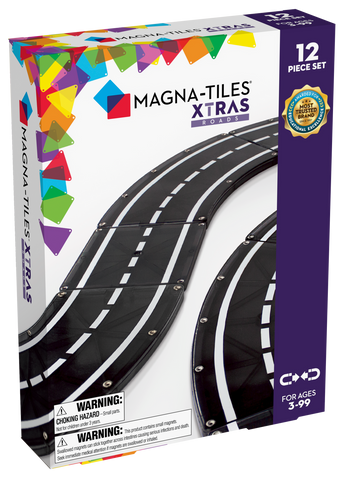 MAGNA-TILES  XTRAS:  Roads 12-Piece Set