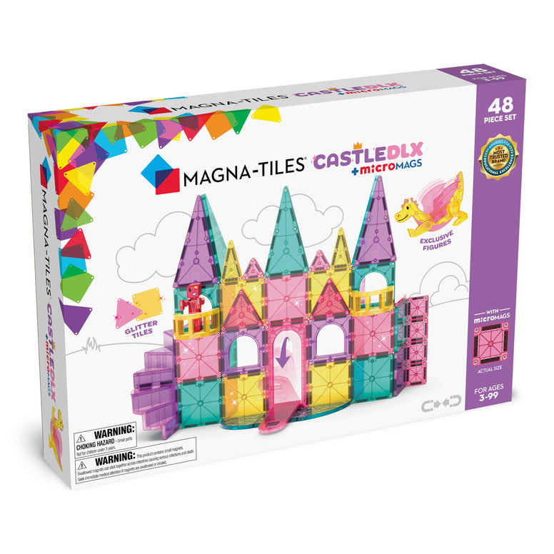 MAGNA-TILES  Castle DLX 48-Piece Set