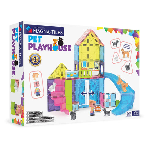 MAGNA-TILES Pet Playhouse 50 Piece Set