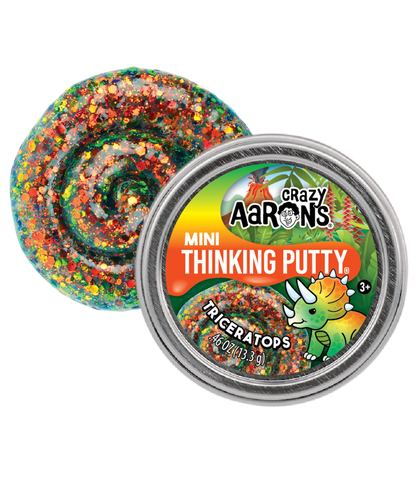 Crazy Aaron’s Mini Thinking Putty Triceratops