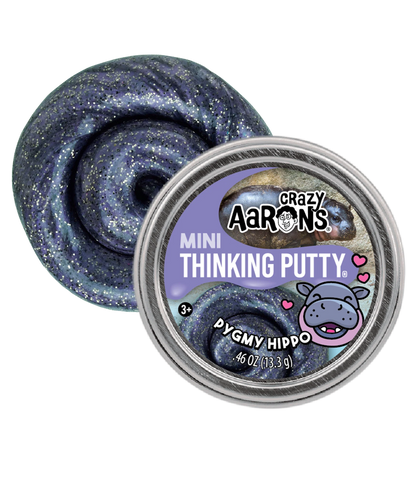 Crazy Aaron’s Mini Thinking Putty Pygmy Hippo