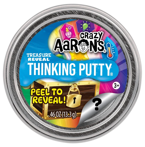 Crazy Aaron’s Mini Thinking Putty Treasure Reveal - 2 inch tin