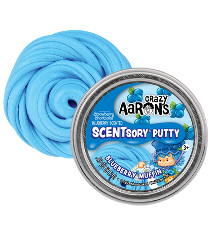Crazy Aaron’s Mini Thinking Putty Mini Blueberry Muffin Scentsory Putty