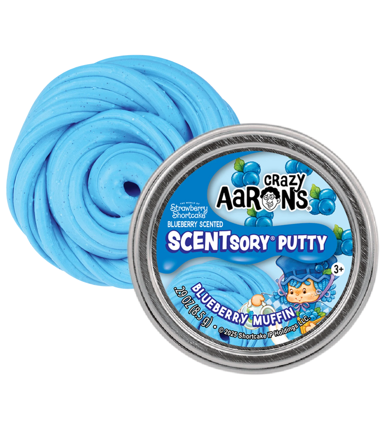 Crazy Aaron’s Mini Thinking Putty Mini Blueberry Muffin Scentsory Putty