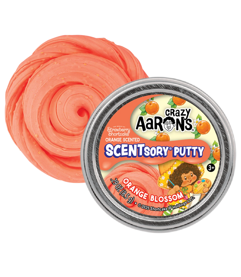 Crazy Aaron’s Mini Thinking Putty Mini Orange Blossom Scentsory Putty