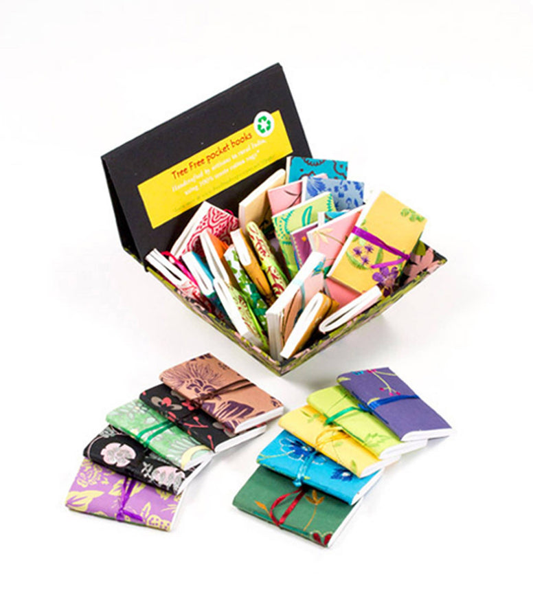 Fair Trade Mini notebooks - Recycled Paper