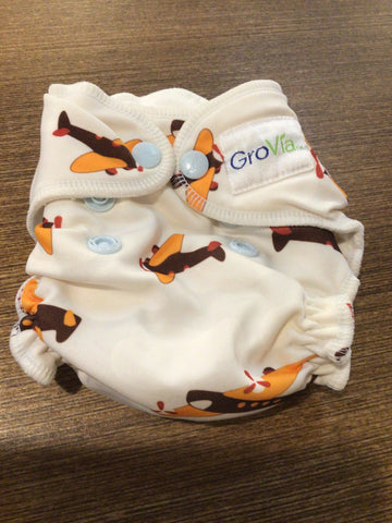 GENTLY USED GroVia Newborn All In One- Vintage