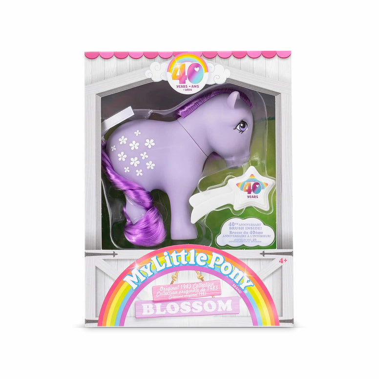 Schylling My Little Pony - CLASSIC 4″ COLLECTIBLE 40TH ANNIVERSARY PONIES