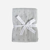 Heirloom Pique Blanket Grey Organic Cotton Baby Gift: Light Grey