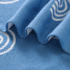 Bleu La La 100% Luxury Cotton Swaddle Receiving Baby Blanket - Rainbow: Brown