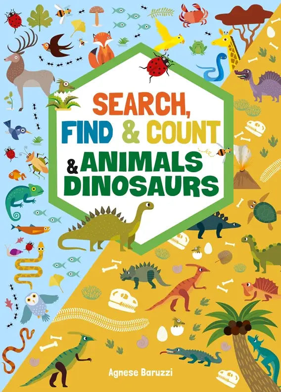 Search, Find, & Count - Animals & Dinosaurs