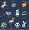 Wellspring - Activity Book - My Sticker Paintings: Cool Animals