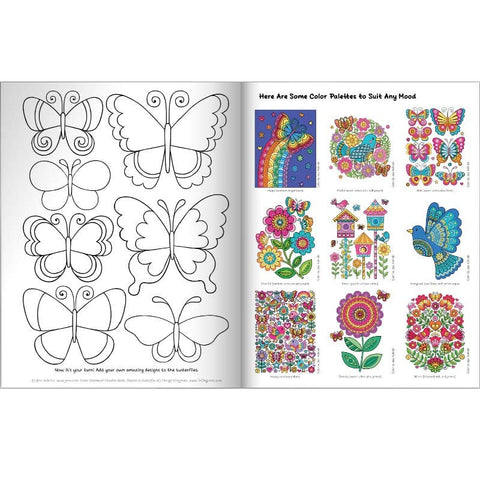 Wellspring - Coloring Book - Birds & Blooms