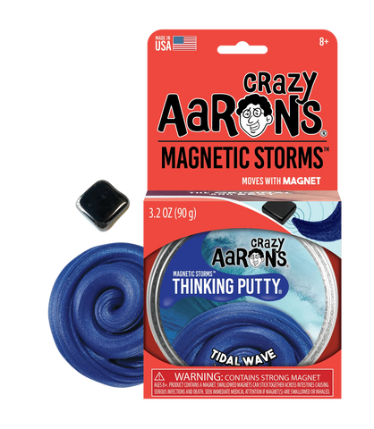 Crazy Aaron's Thinking Putty - Tidal Wave 4" Tin with Magnet