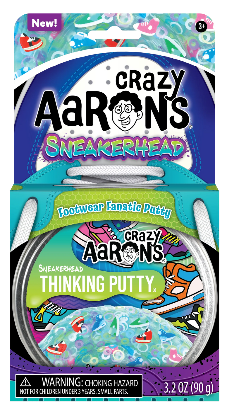 Crazy Aaron’s Thinking Putty - Sneakerhead - Full Size 4" Tin