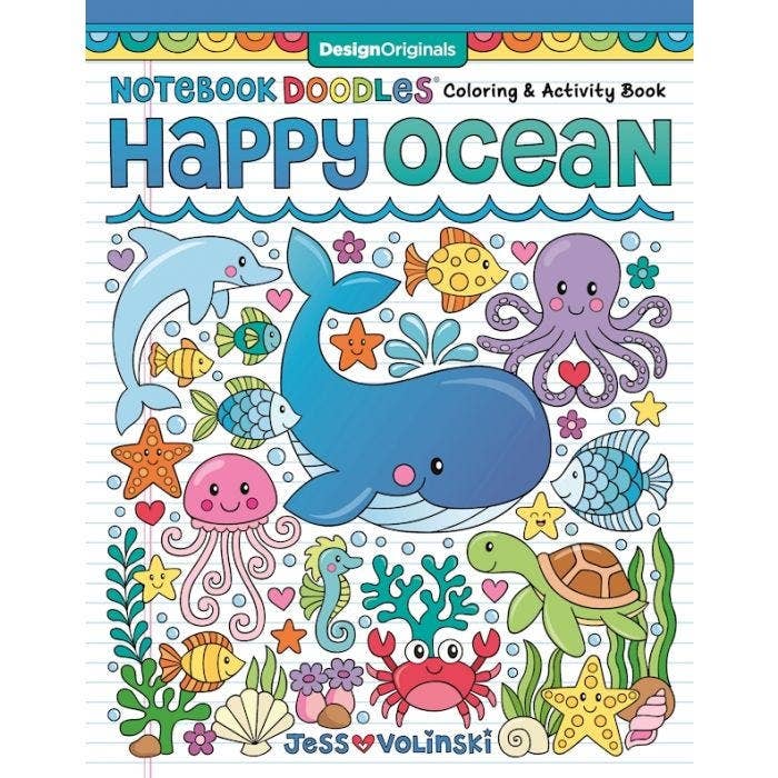 Wellspring - Coloring Book - Notebook Doodles Happy Ocean