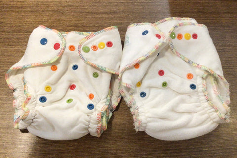 USED Nicki’s Diapers Fitted Cloth Diaper