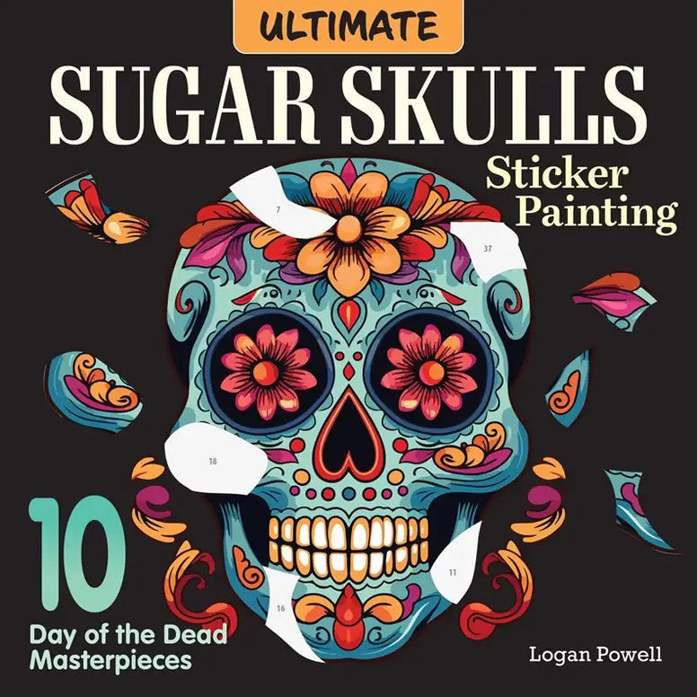 Activity Book - My Sticker Paintings: Sugar Skulls