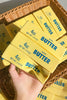 Butter Sticker Relieve Pressure Squishy Toy: Yellow / One Size