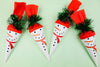 TOPS Malibu - Mini 7" Surprise Cone - Winter Holiday - Snowman