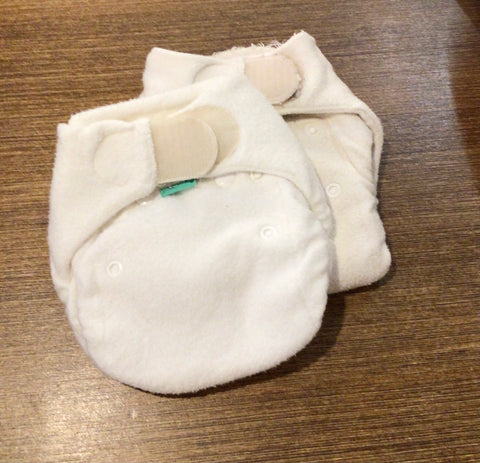 USED TotBots Fitted Cloth Diaper- Size 1