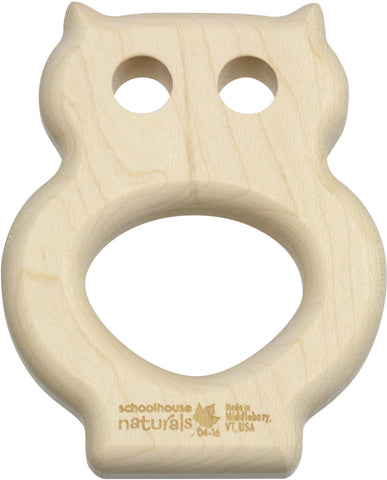 Maple Landmark Owl Teether
