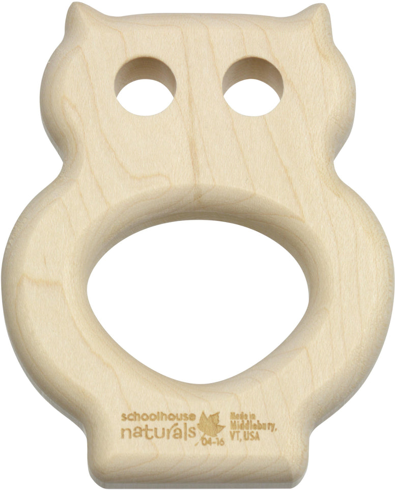 Maple Landmark Owl Teether