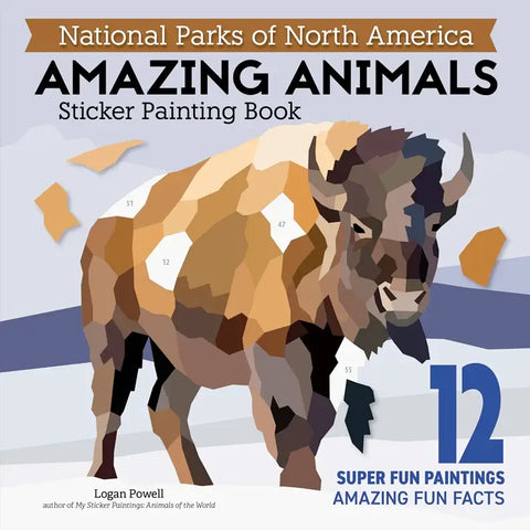 Wellspring - My Sticker Paintings: National Parks of N.A- Amazing Animals