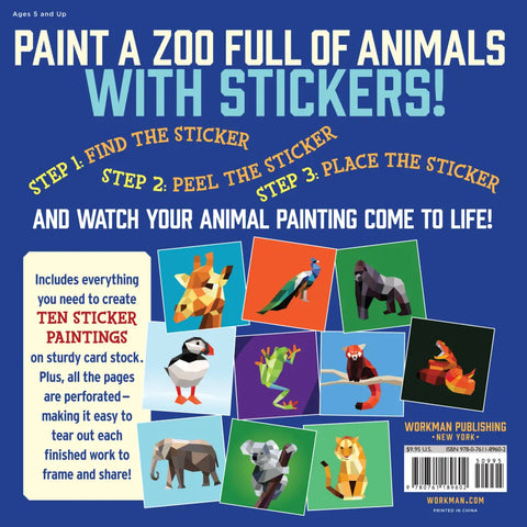 Paint by Sticker Kids: Zoo