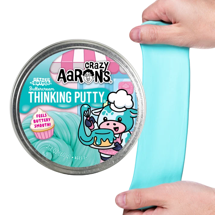 Crazy Aaron’s Thinking Putty - Better Butter Buttercream - Full Size 4"