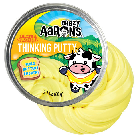 Crazy Aaron’s Thinking Putty Better Butter - Full Size 4" Tin
