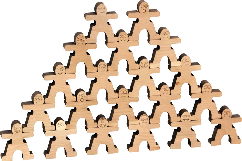 Maple Landmark Stacking Dudes