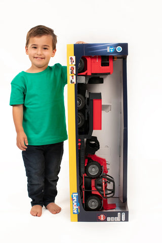 Bruder 02774 Man TGA Low Loader with Manitou Telehandler