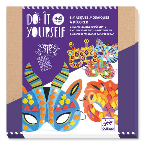 DJECO Do It Yourself Jungle Animal Masks