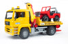 Bruder 02750 Man TGA Tow Truck with Off-Road Vehicle