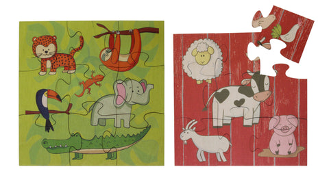 Maple Landmark Games To Go 2-Sided Puzzle