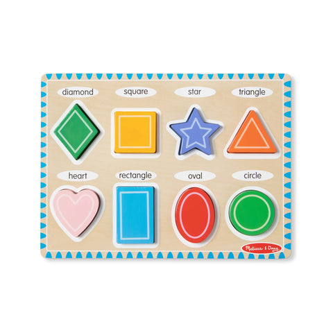 Melissa & Doug Chunky Puzzle - Shapes