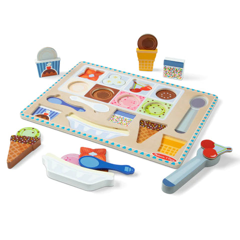 Melissa & Doug Ice Cream Magnetic Play