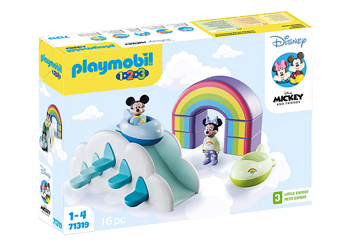 Playmobil 1.2.3 & Disney 71319: Mickey & Minnie’s Cloud Home