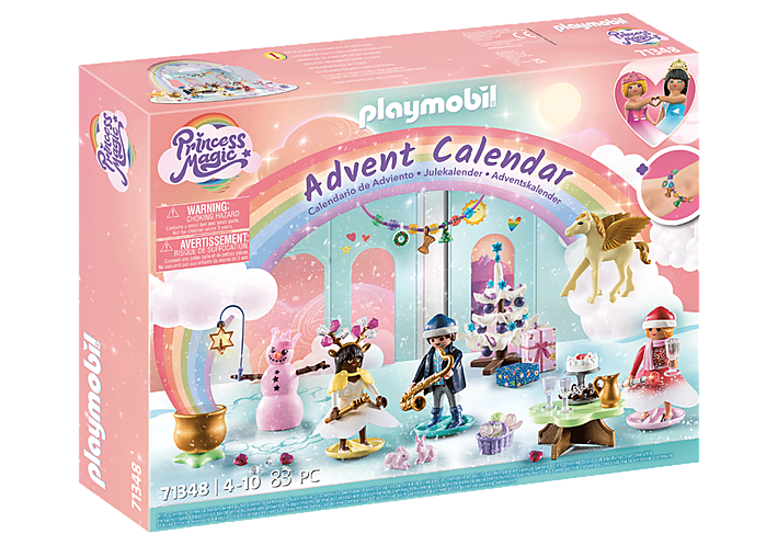 Playmobil Princess Magic 71348: Advent Calendar Christmas Under the Rainbow