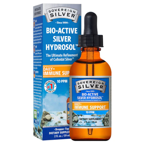 Sovereign Silver Bio-Active Silver Hydrosol – Dropper-Top 2 oz