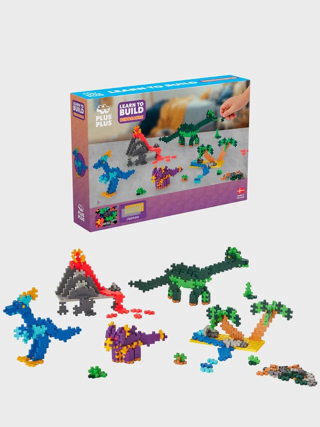 Plus Plus Learn to Build Dinosaurs 600pc