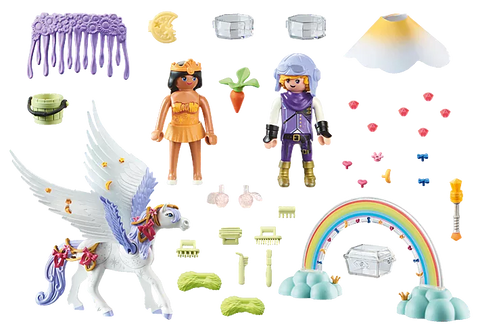 Playmobil Princess Magic 71361: Pegasus with Rainbow Clouds