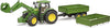 Bruder 09828 John Deer Tractor 7R 350 w/ Front Loader and Trailer