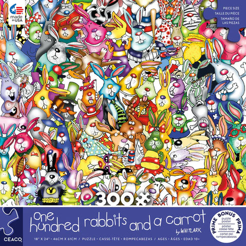 CEACO One  Hundred and One- Rabbits and a Carrot- 300 Piece Puzzle