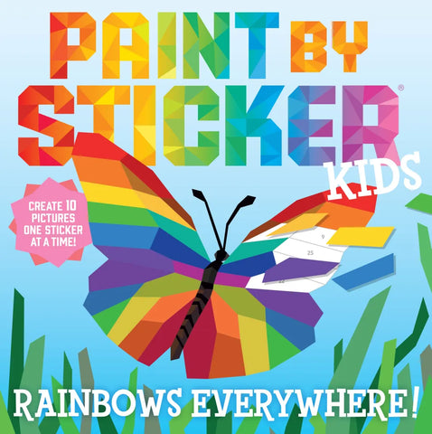 Paint by Sticker: Rainbows Everywhere!