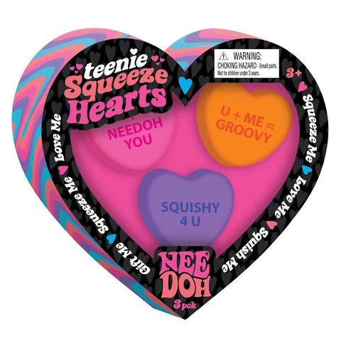 Schylling Teenie Squeeze Hearts Nee Doh