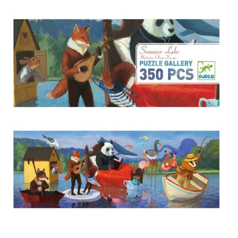 DJECO Gallery Puzzles - Summer Lake 350 pcs